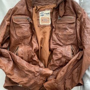 Real leather jacket handmade in southern Spain